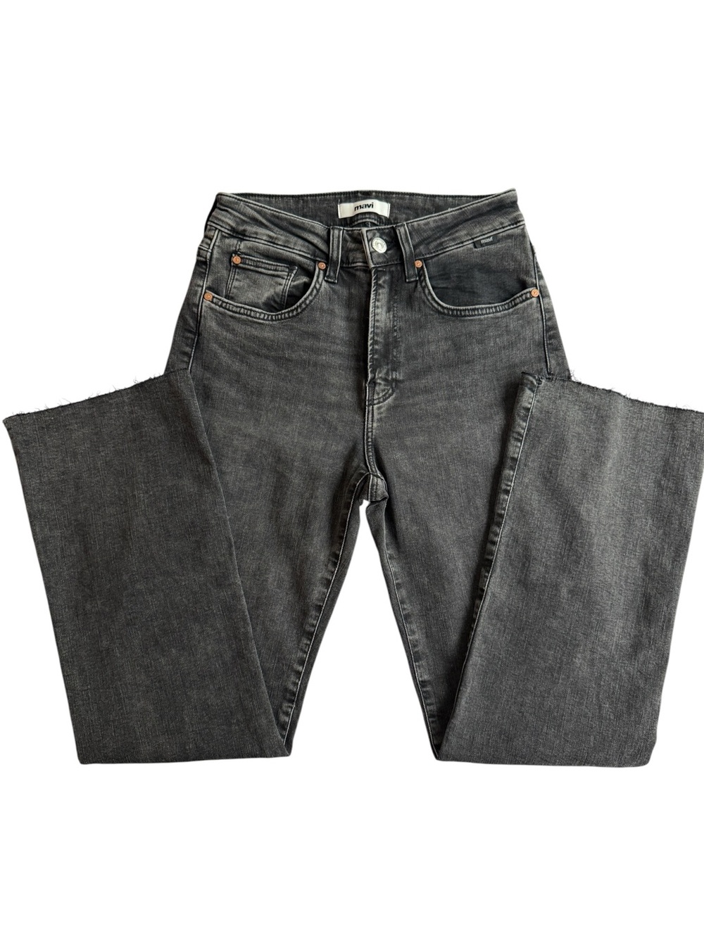 Mavi Anika Mid-Rise Crop Flare Jeans